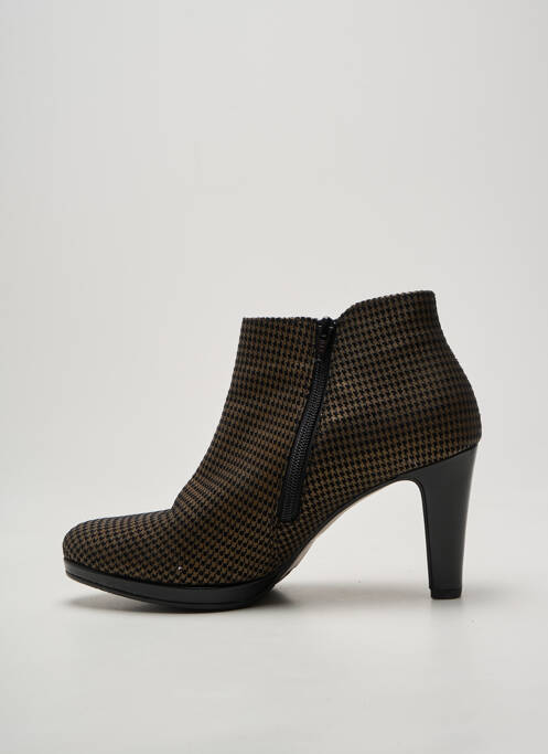 Botine/ghete vârf rotund toc de 7 la 9 cm negru GABOR femme