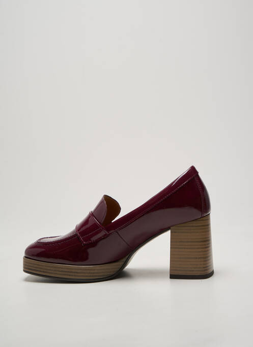 Mocasini material neted toc de 7 la 9 cm violet GABOR femme