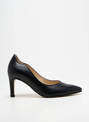Pantofi cu toc țesătură satinată toc de 7 la 9 cm negru GABOR femeie