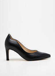 Pantofi cu toc țesătură satinată toc de 7 la 9 cm negru GABOR femme