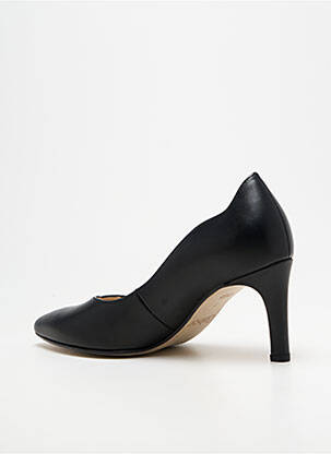 Pantofi cu toc țesătură satinată toc de 7 la 9 cm negru GABOR femeie