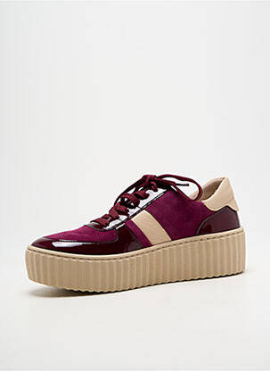 Adidași material neted toc de 4 la 6 cm violet GABOR femeie