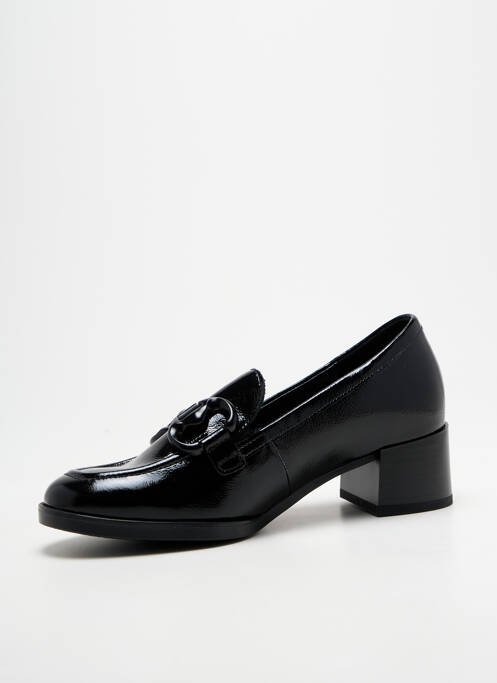 Mocasini arcadă plantară toc de 4 la 6 cm negru GABOR femme