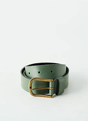 Curea efect material satinat verde YOLETE femeie