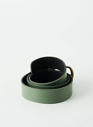 Curea efect material satinat verde YOLETE femeie