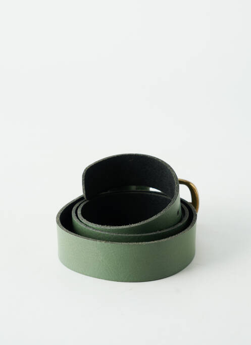 Curea țesătură imitație de piele verde YOLETE femme