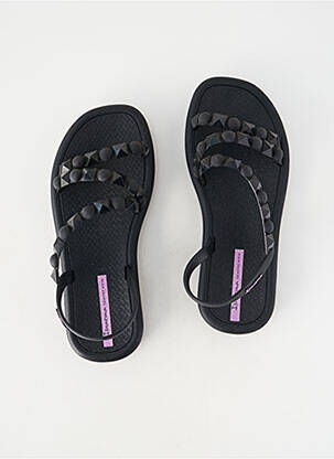 Sandale/pantofi decupați vârf deschis toc plat până la 3 cm negru IPANEMA femme