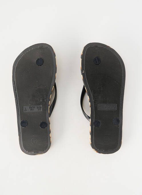 Șlapi vârf deschis toc plat până la 3 cm negru IPANEMA femme