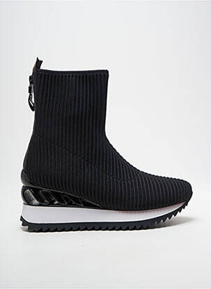 Botine/ghete vârf rotund toc de 4 la 6 cm negru EXÉ femeie