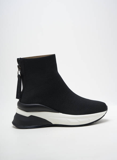 Botine/ghete vârf rotund toc de 4 la 6 cm negru EXÉ femme