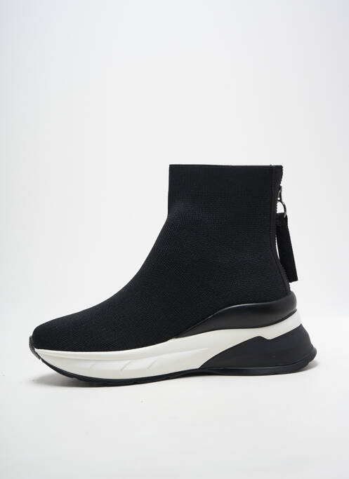 Botine/ghete vârf rotund toc de 4 la 6 cm negru EXÉ femme