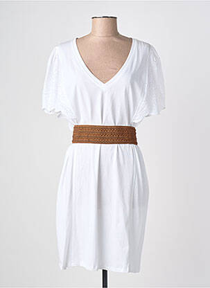 Rochie midi mâneci scurte mâneci scurte alb LIU JO femme