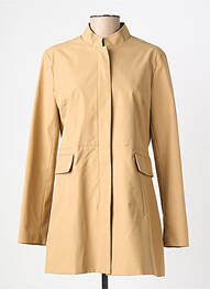 Trench țesătură poplin fără glugă bej YES.ZEE femme