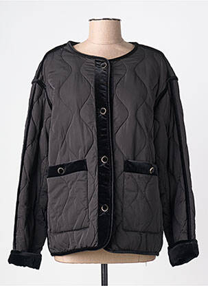 Geacă matlasată buzunare fără glugă negru KOCCA femme