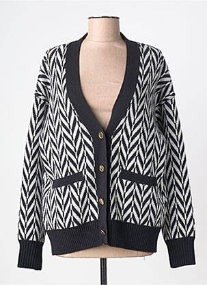 Vestă cu mâneci lungi elasticitate negru GANT femme