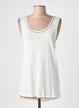 Top elasticitate fără mâneci bej KOCCA femme