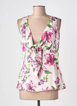 Top croială cambrată fără mâneci violet KOCCA femme