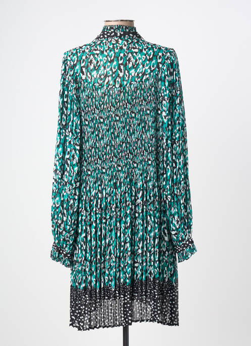 Rochie midi croială fluidă mâneci lungi verde SUNCOO femme