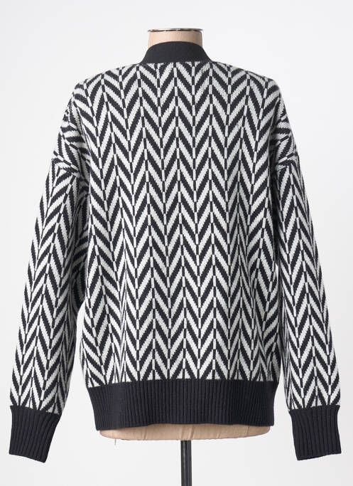 Vestă cu mâneci lungi elasticitate negru GANT femme