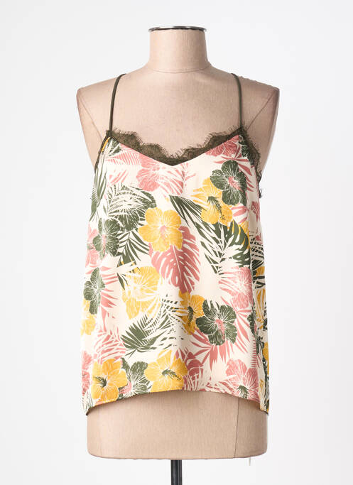 Top croială cambrată bretele subțiri verde KOCCA femme