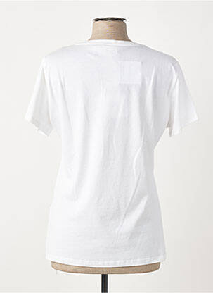 Tricou serigrafie cu strasuri mâneci scurte alb LIU JO femeie