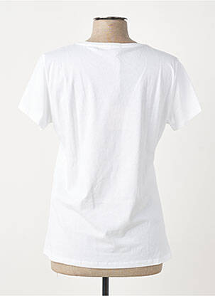 Tricou elasticitate mâneci scurte alb LIU JO femeie