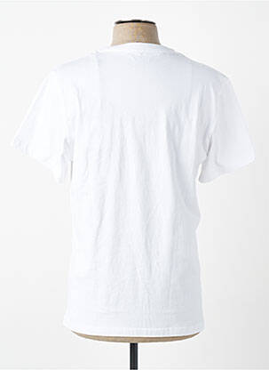 Tricou elasticitate mâneci scurte alb DAYTONA bărbat