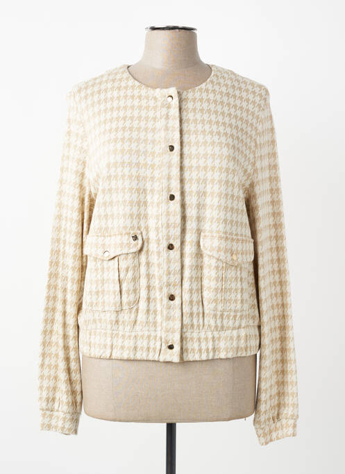 Jachete casual guler rotund bej KOCCA femme