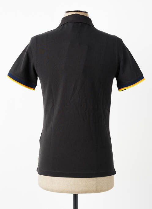 Polo elasticitate mâneci scurte negru K. WAY homme