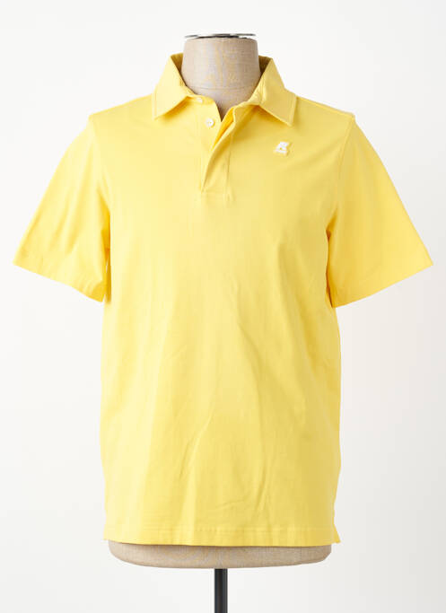 Polo țesătură jersey mâneci scurte galben K. WAY homme