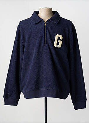 Hanorac broderie mâneci lungi albastru GANT homme