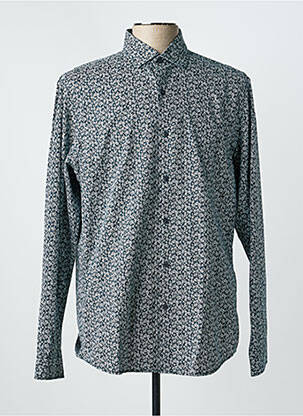 Cămașă cu mâneci lungi croială dreaptă verde PIERRE CARDIN homme