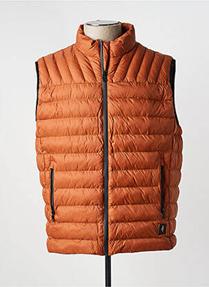 Geacă matlasată buzunare fără glugă portocaliu MCS homme