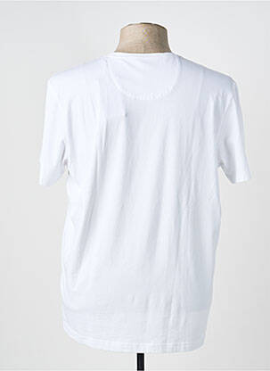 Tricou croială cambrată mâneci scurte alb PIERRE CARDIN bărbat