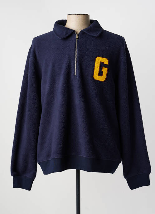 Hanorac broderie mâneci lungi albastru GANT homme