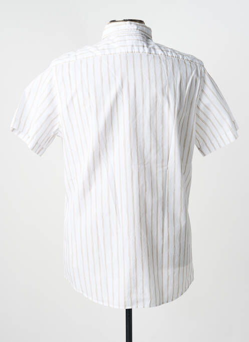 Cămașă cu mâneci scurte buzunare bej MCS homme