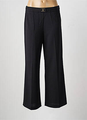 Pantalon larg țesătură poplin mărime normală negru LIU JO femme