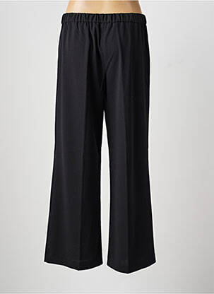 Pantalon larg țesătură poplin mărime normală negru LIU JO femeie
