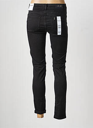 Pantalon slim țesătură poplin mărime normală negru LIU JO femeie
