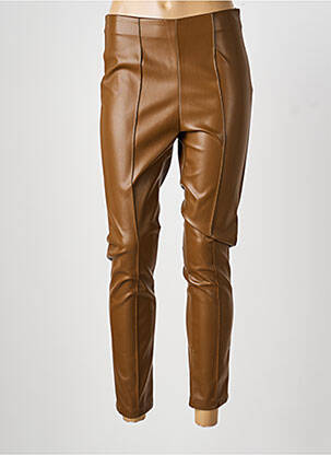 Pantalon slim talie elastică mărime normală maro KOCCA femme