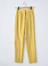 Pantalon drept elasticitate mărime normală galben KOCCA femme