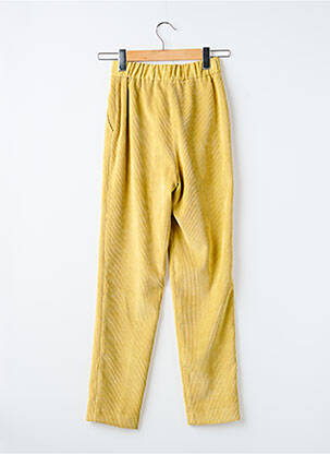 Pantalon drept elasticitate mărime normală galben KOCCA femeie