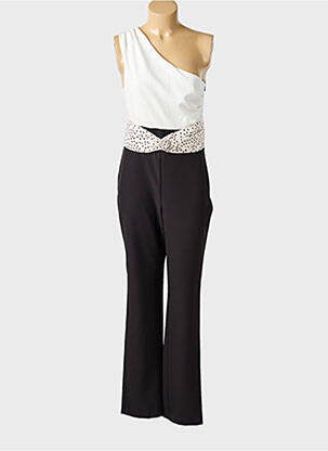 Salopetă-pantalon croială cambrată fără mâneci negru KOCCA femme