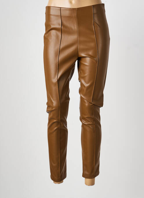 Pantalon slim talie elastică mărime normală maro KOCCA femme