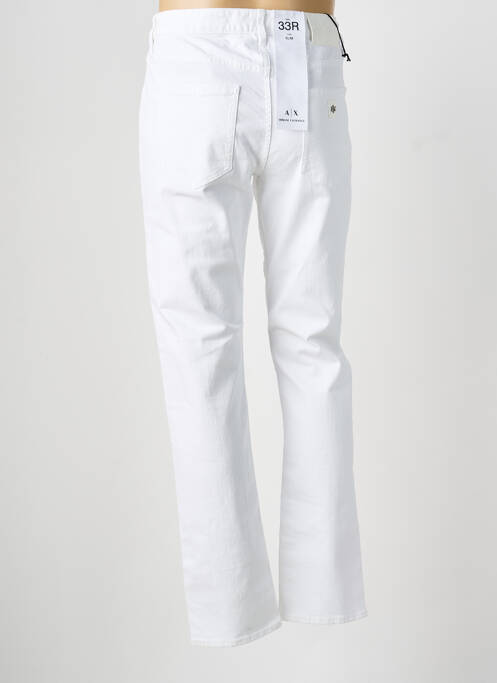 Blugi cu croială dreaptă elasticitate mărime normală alb ARMANI EXCHANGE homme