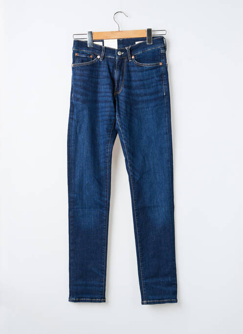 Blugi cu croială slim elasticitate mărime normală albastru GANT homme