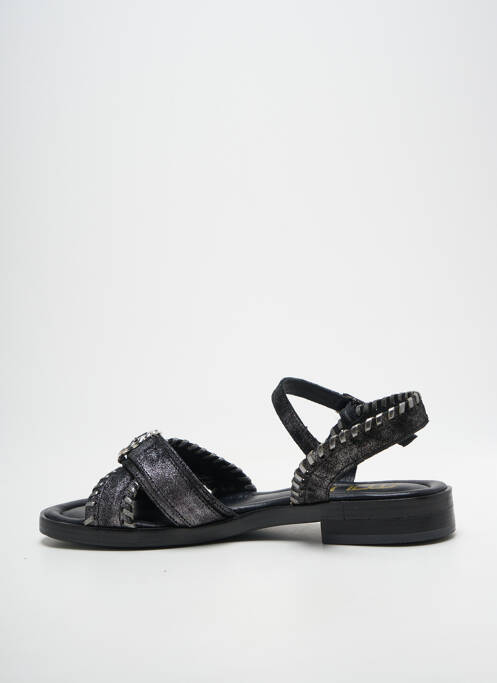 Sandale/pantofi decupați chiquet toc plat până la 3 cm argintiu MJUS femme