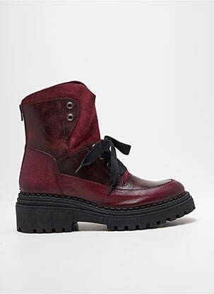 Botine/ghete toc mic toc de 4 la 6 cm violet CASTA femme