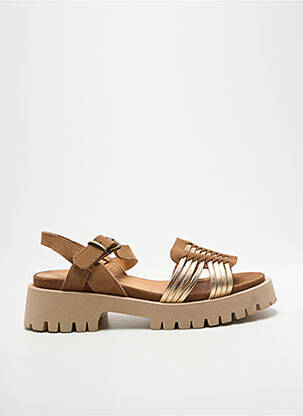 Sandale/pantofi decupați închidere cu buclă(e) toc de 4 la 6 cm auriu MINKA DESIGN femme