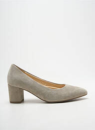 Pantofi cu toc toc pătrat toc de 4 la 6 cm gri GABOR femme